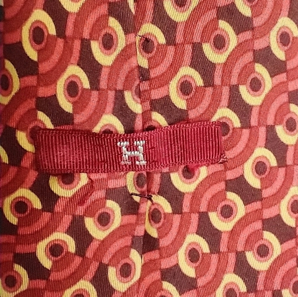 VINTAGE HERMES 296 MA SILK TIE - Picture 2 of 6